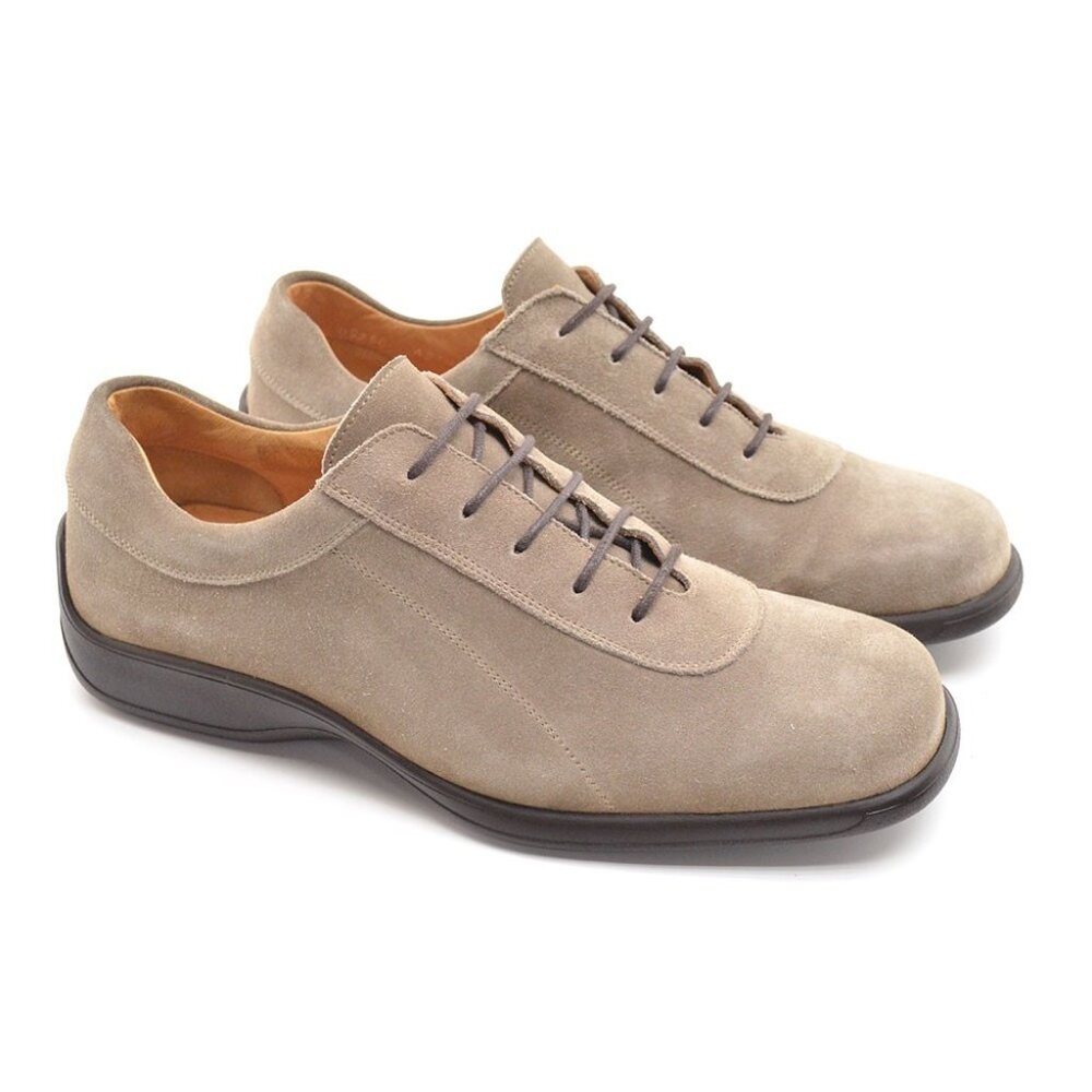 Men Bruno Magli Astor Beige Suede Walking Sneakers 8 M